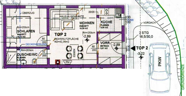 Grundriss Ferienwohnung